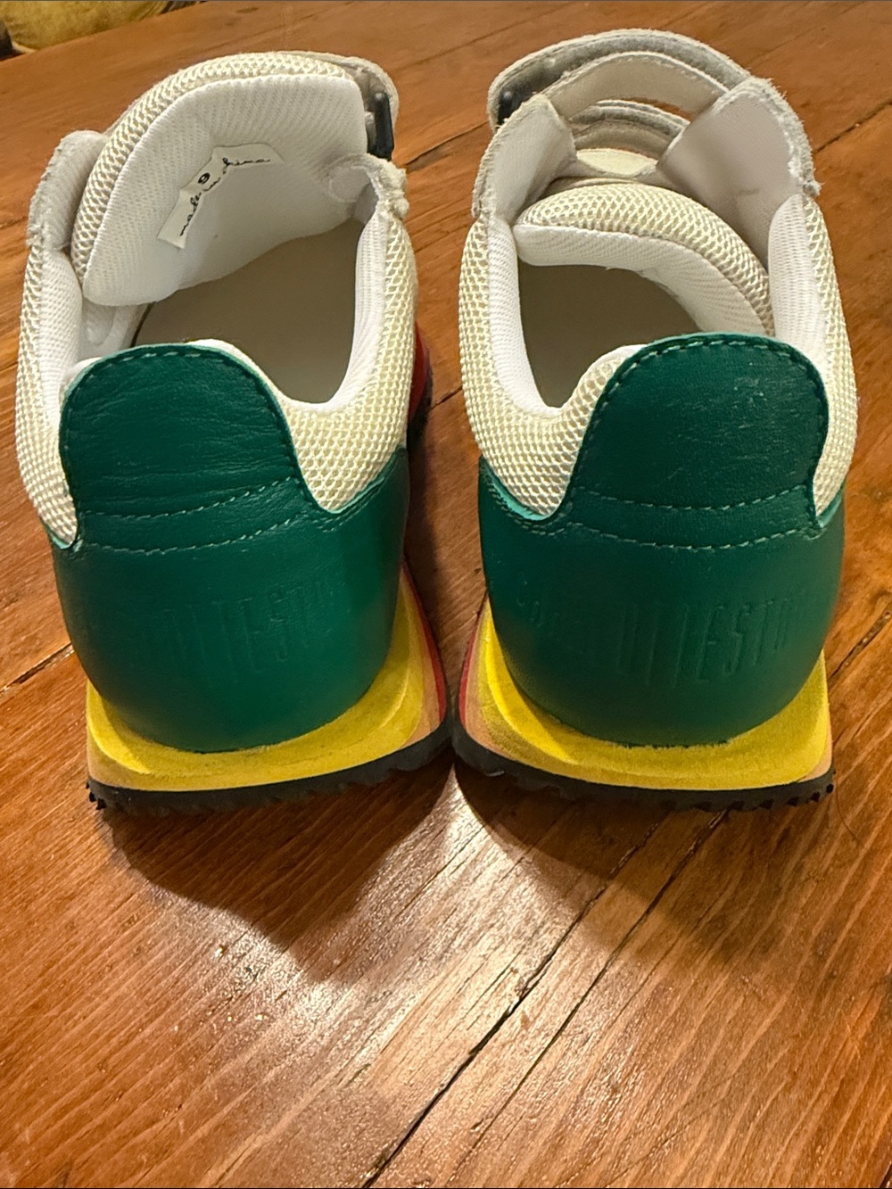 Charlotte Stone Conway Sneakers with Rainbow Sole women’s size 9 New! - Picture 2 of 10